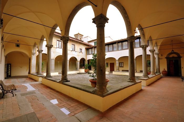 Innergård Maiano Toscana